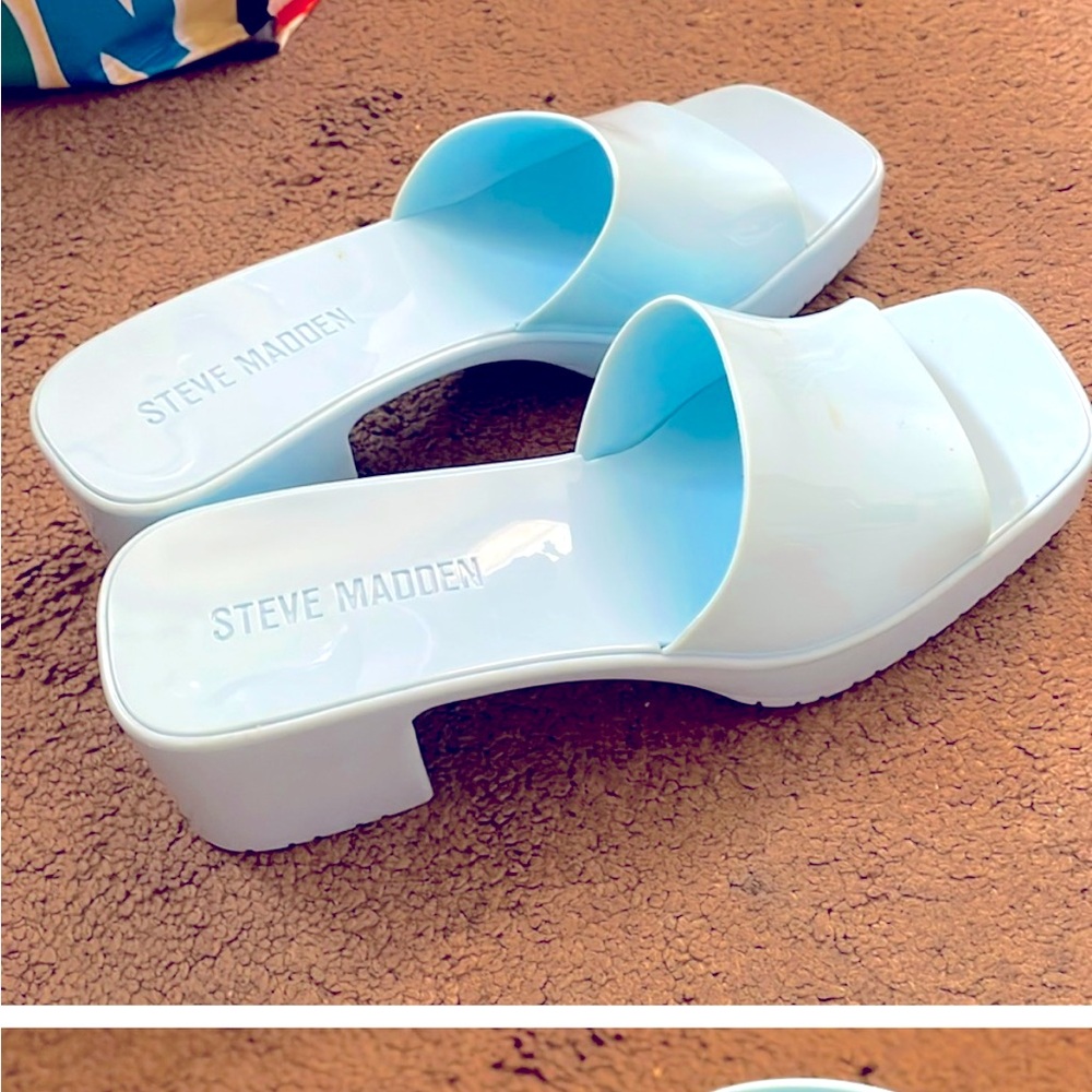 Steve Madden jelly block sandals